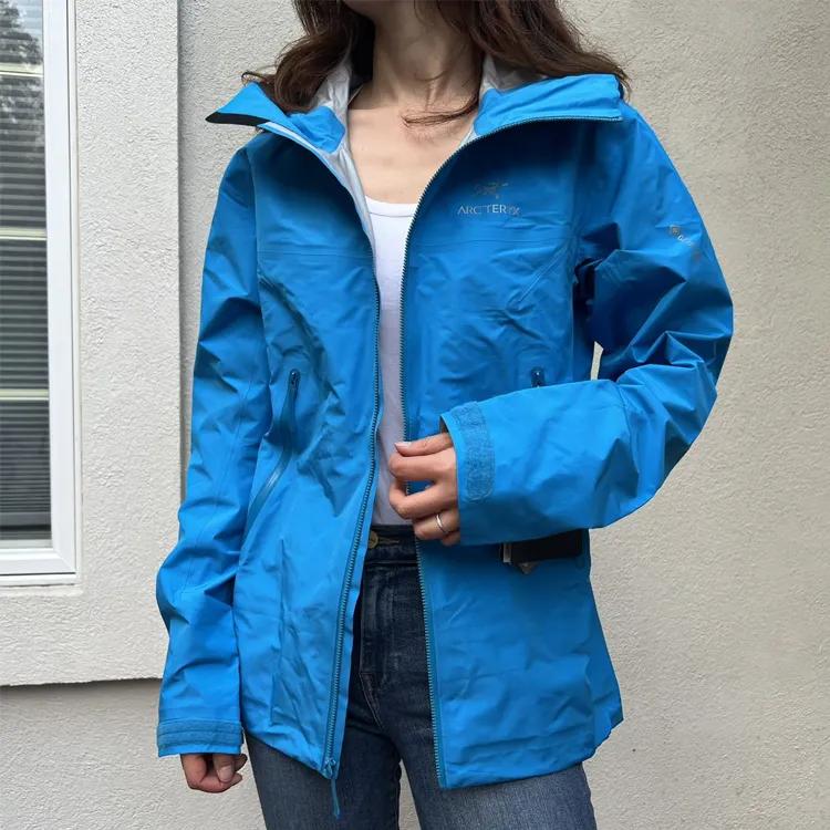 Arcteryx RUSH Waterproof And Windproof Windbreaker Jacket Women's Blue-1