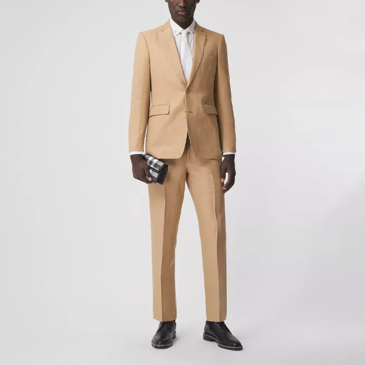 Burberry Business Suit Coat Men's Yellow-1