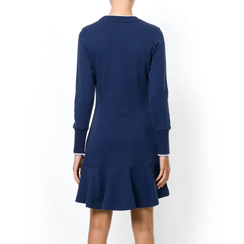 KENZO Long Sleeved Dresses Women's Blue-3
