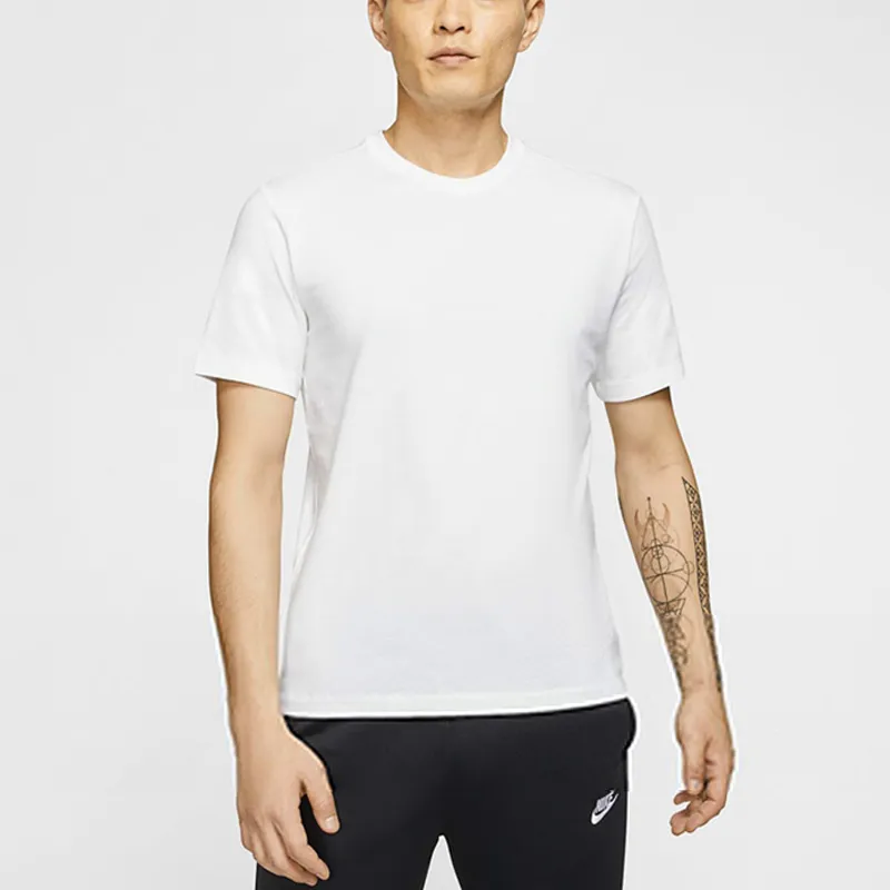 Nike T Shirts Men White-2