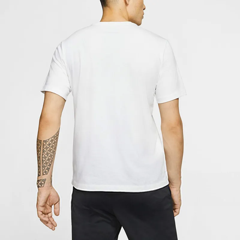 Nike T Shirts Men White-3