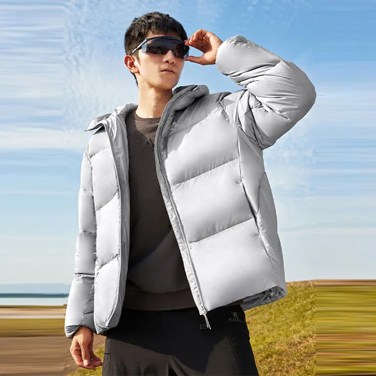 CAMEL Warm Fleece Series Down Jackets Unisex-6