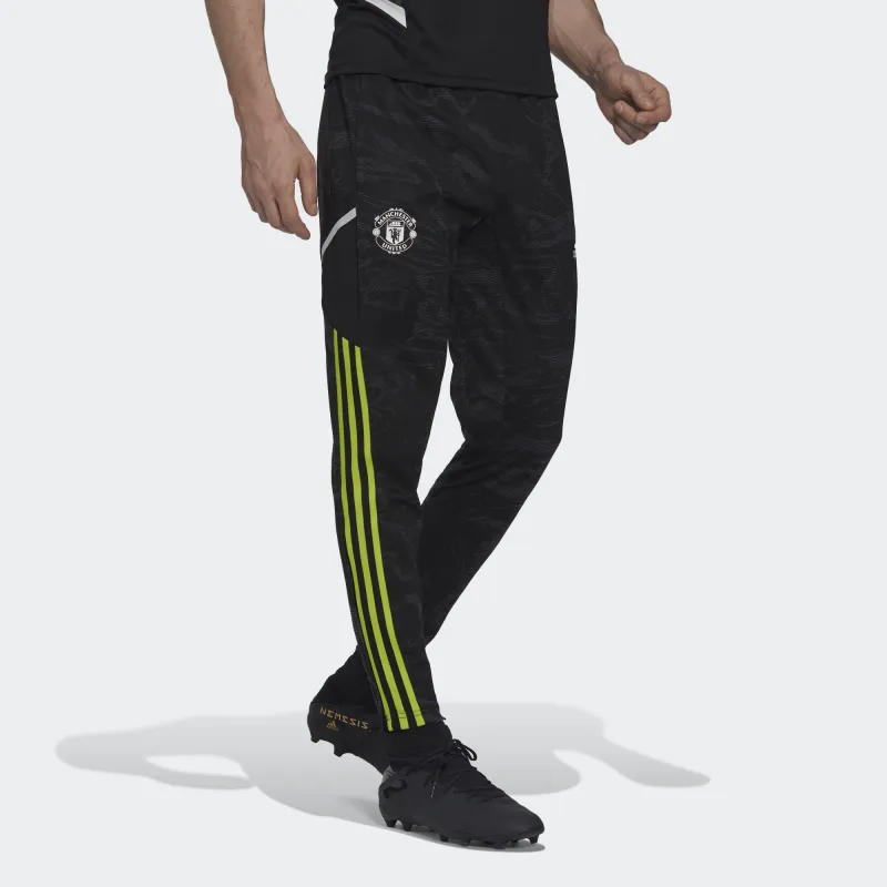 Adidas Knitted Sports Pants Men's Carbon Black-2