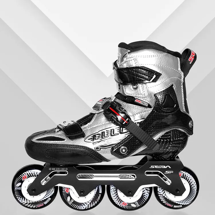 Michael Inline Skates Rocker Figure Roller Skates Unisex KSJ Bullet Commemorative Edition Silver-1