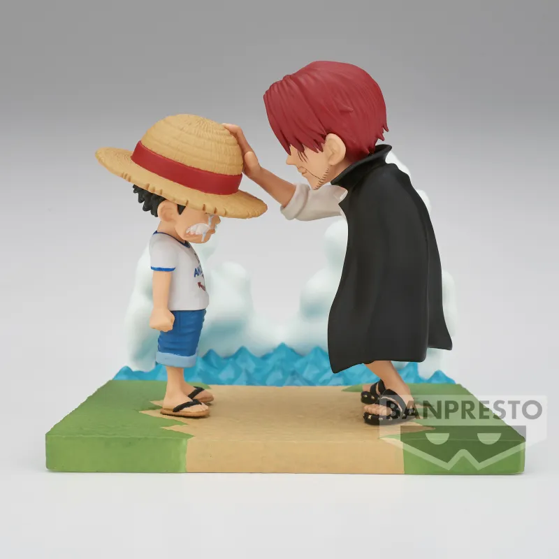 BANPRESTO WCF Collection, One Piece Luffy, Shanks, Story Line Vol.1 Bonus Gifts-1