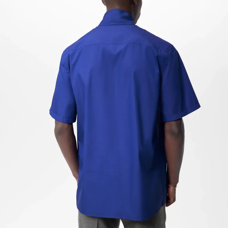 LOUIS VUITTON New Quarterly Products Of LV FW22 Shirt Men's Blue-4