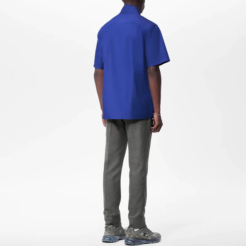 LOUIS VUITTON New Quarterly Products Of LV FW22 Shirt Men's Blue-2