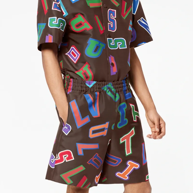 LOUIS VUITTON X Nba Basketball Letters Shorts-4