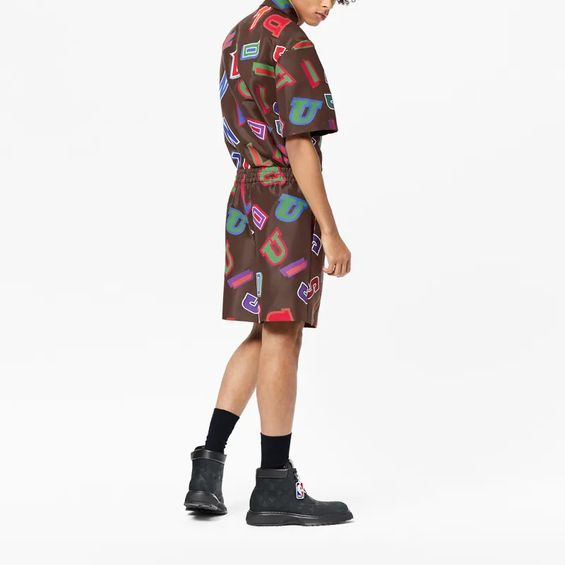 LOUIS VUITTON X Nba Basketball Letters Shorts-1