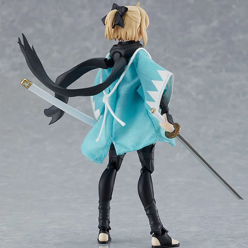 MAX Factory Figma Saber Okita Sōji DX Version Action Figure 13.5cm Scale Figures-3