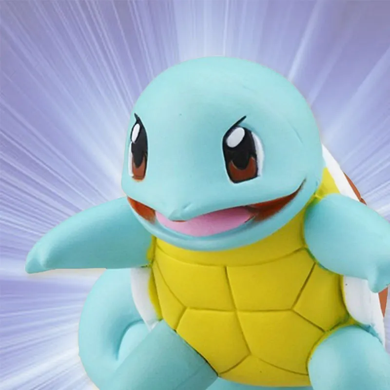 TAKARA TOMY Squirtle Doraemon Pokémon Scale Figures Small Size-1