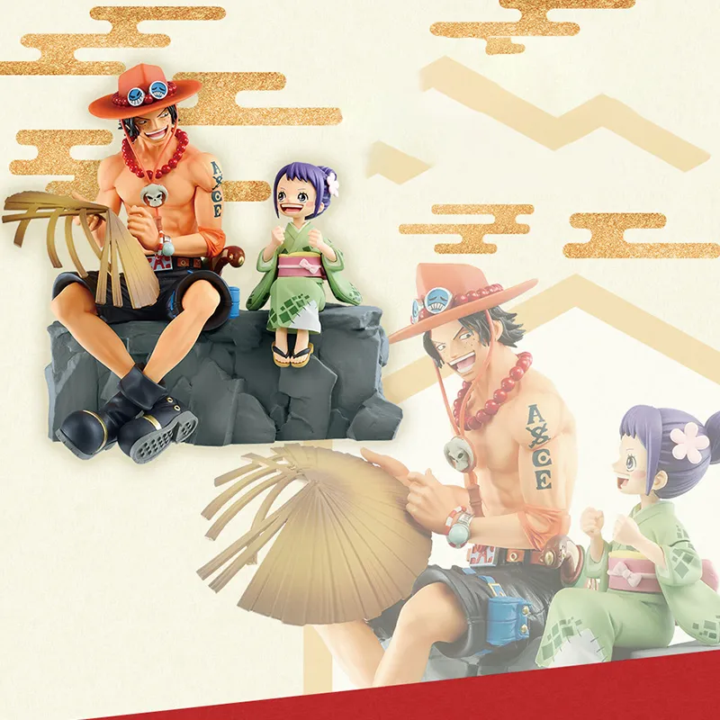 BANPRESTO Portgas D. Ace One Piece Ichiban Kuji Akashi No Kuni Act 2 A Reward Emorial Vignette Bonus Gifts-2