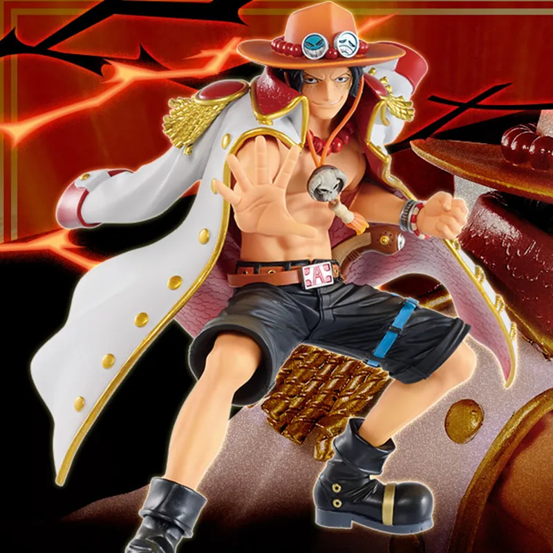 BANPRESTO Portgas D. Ace Ichiban Kuji The Legend Of Time Passing Final Prize Bonus Gifts 14cm-1