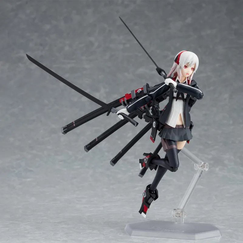 MAX Factory Figma Heavy Armor Female High School Girl Sio Saou Ban Scale Figures 14cm-3