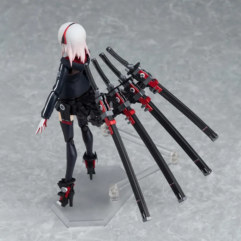 MAX Factory Figma Heavy Armor Female High School Girl Sio Saou Ban Scale Figures 14cm-4