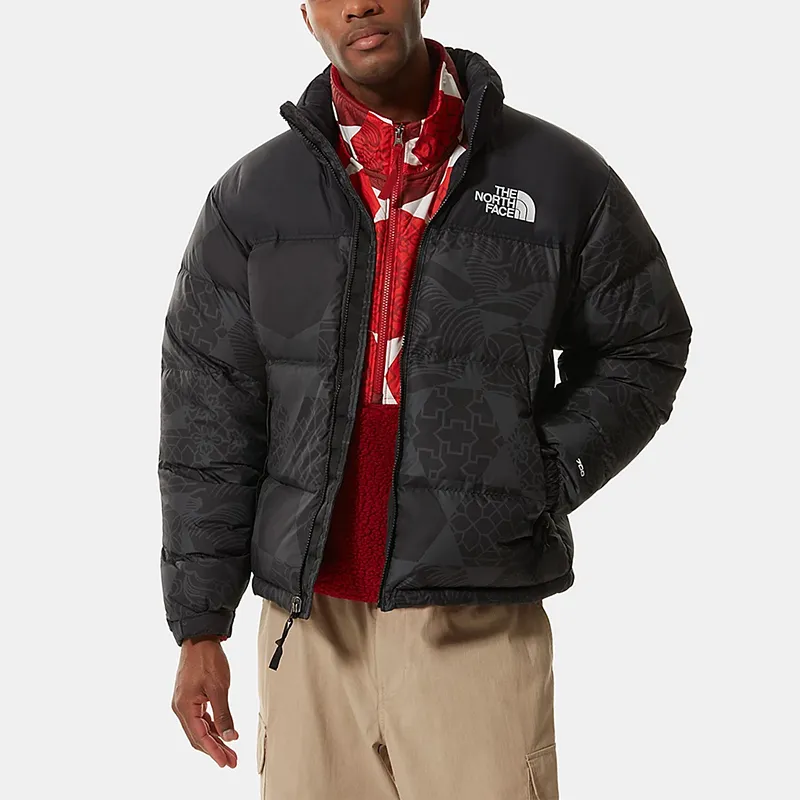 THE NORTH FACE 1996 Retro Nuptse Ic Geo Tonal Print Jacket-4