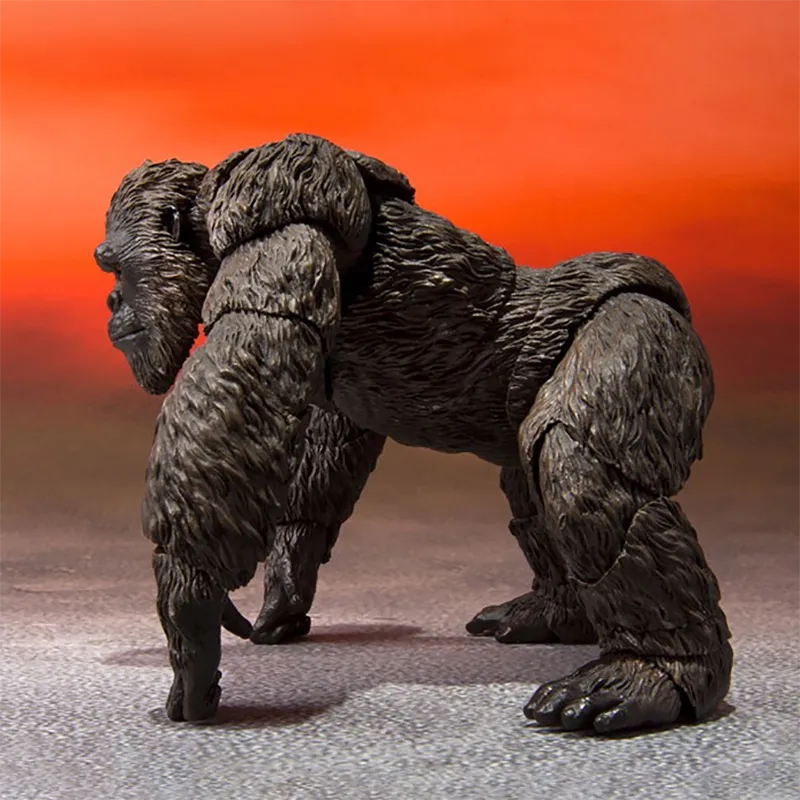 BANDAI Godzilla Bandai S.H.Monster Arts Godzilla Vs. King Kong King Kong 2021 Scale Figures 14.5cm-4