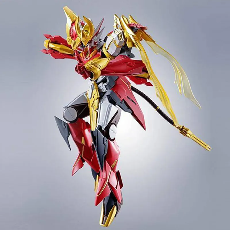 BANDAI ROBOT Spirits Honor Of Kings Sun Wukong No. 0 Scarlet Flame 15cm Hobby Model-1