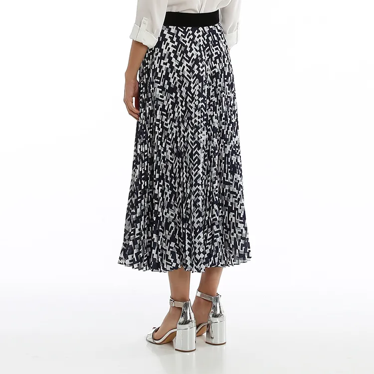 PRADA Casual Long Skirts Women's Black-3
