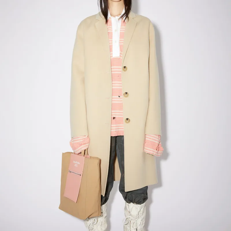Acne Studios Polyamide Tote Bag Shopping Bag Handbag Medium Size Unisex Brown/Pink-7