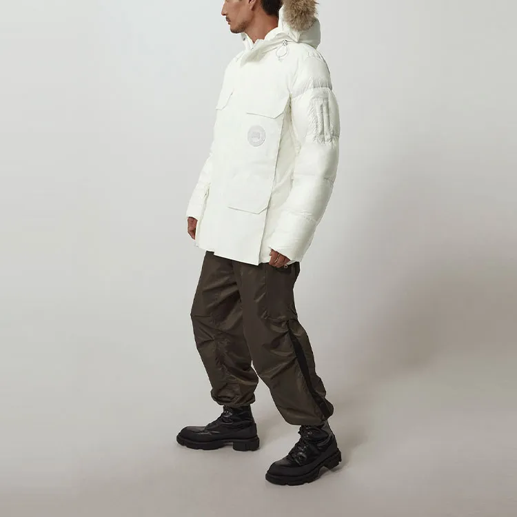 Canada Goose Expedition Series Down Jackets Men White-8