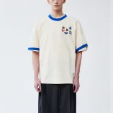Nike Gestreept T-shirt in groen en geel