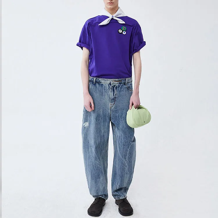 ADER ERROR Jeans Unisex Sky Blue-4