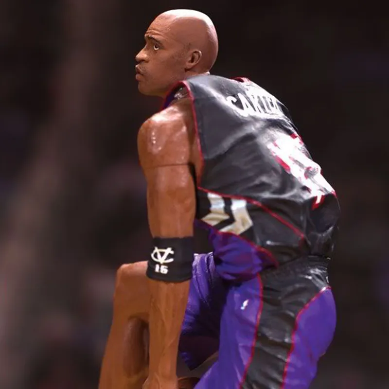 McFARLANE Vince Carter Maikfan NBA Collection 7 Under The Basket Layup Scale Figures 15.2cm-1