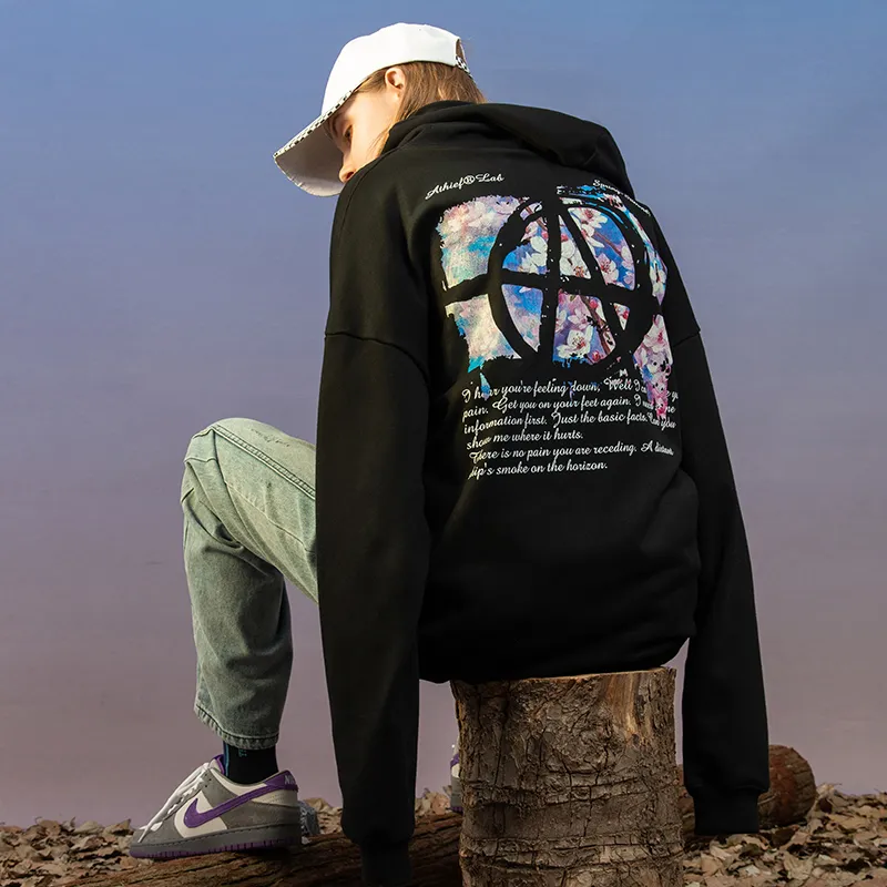 Athief Hooded Loose Fit Regular Sweatshirt Unisex-6