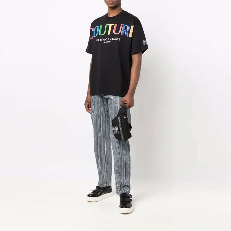 VERSACE JEANS COUTURE FW21 T Shirt Men's Black-1