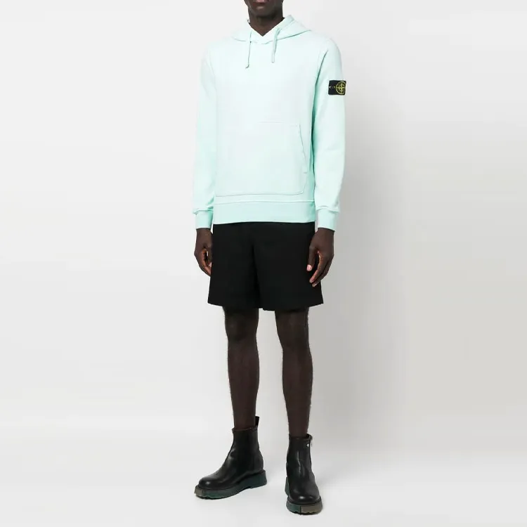 STONE ISLAND Sweatshirt Men's Aqua Blue-1