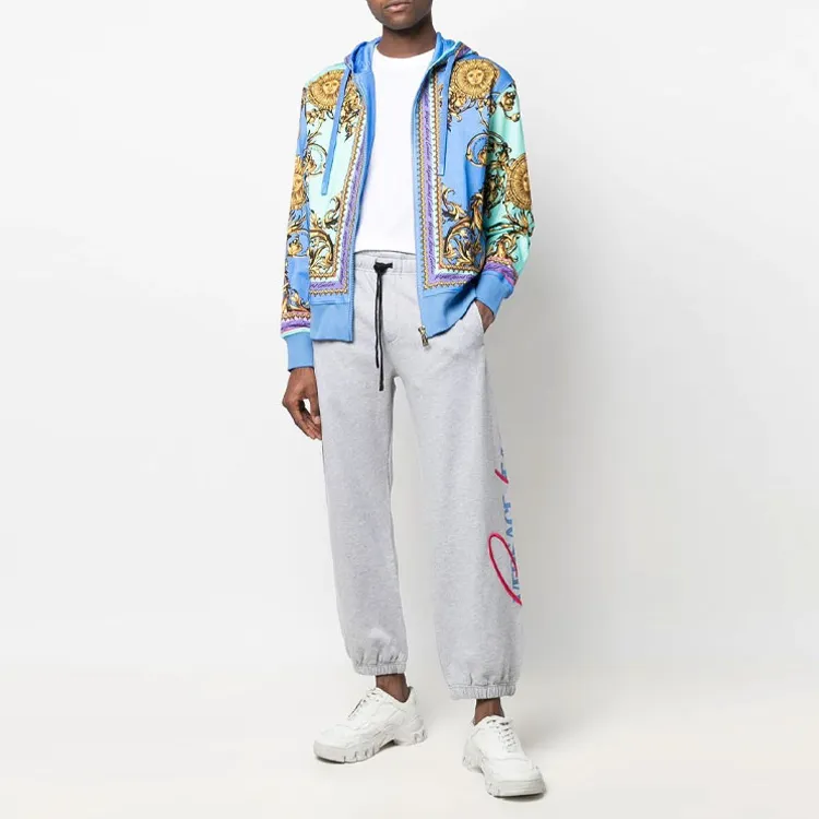 VERSACE JEANS COUTURE SS22 Sports Pants Men's Gray-1