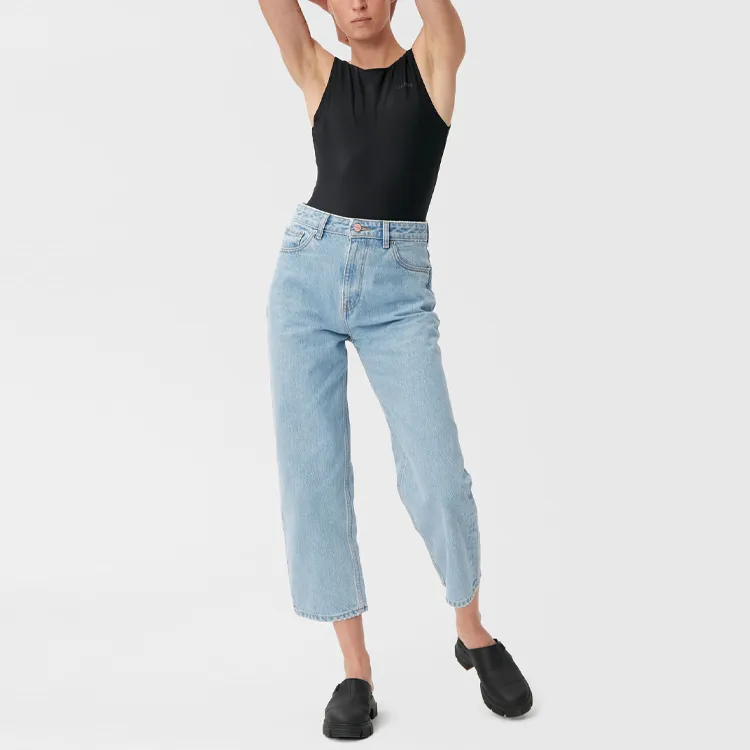 GANNI Jeans Women's Light Blue-3