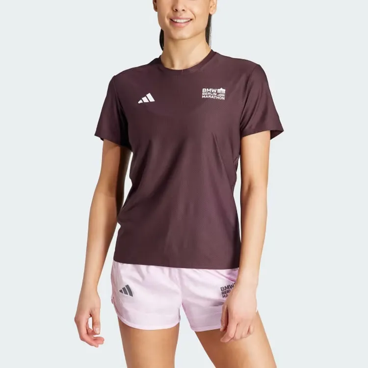 Adidas Marathon 20 T-Shirts Women's Contour Brown-1