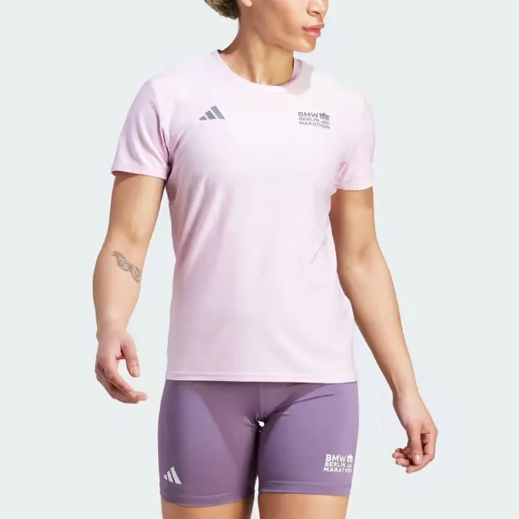 Adidas Marathon 20 T-Shirts Women's Light Pink-2