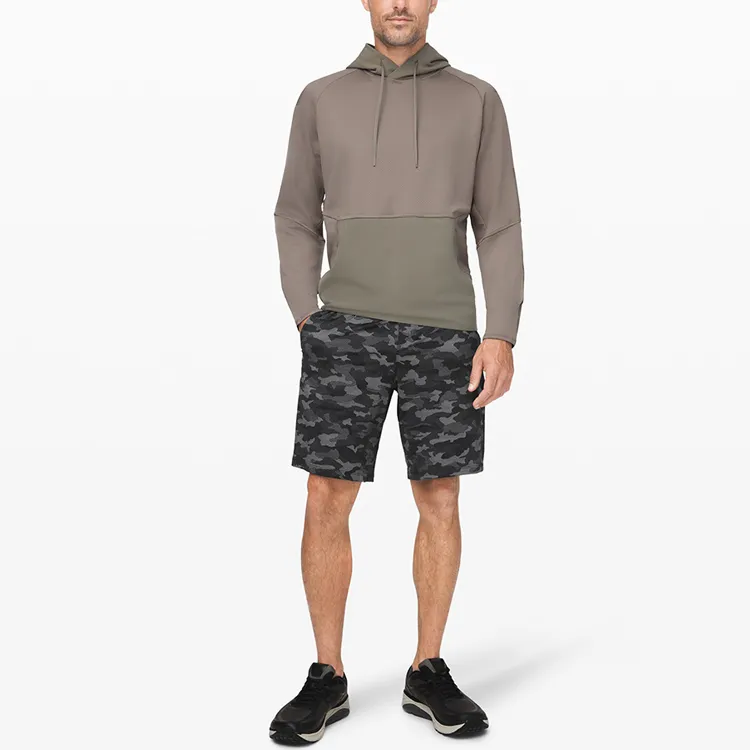 Lululemon Pace Breaker Casual Shorts Men Camouflage Black-1