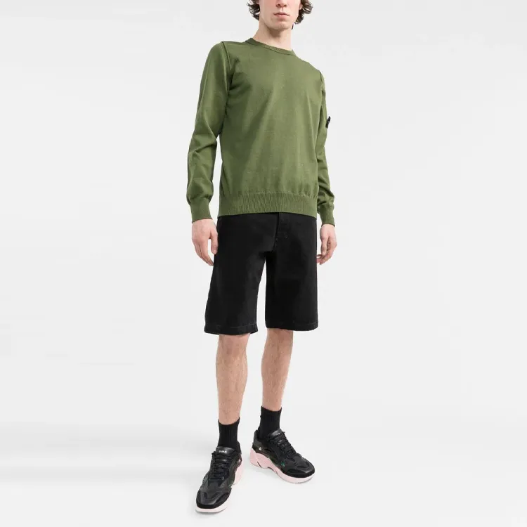 STONE ISLAND Sweatshirts Men Army Green-1