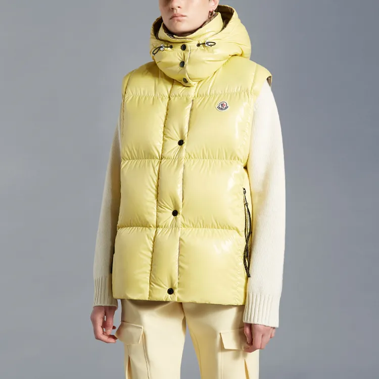 Moncler FW22 Vest Women's Yellow-3