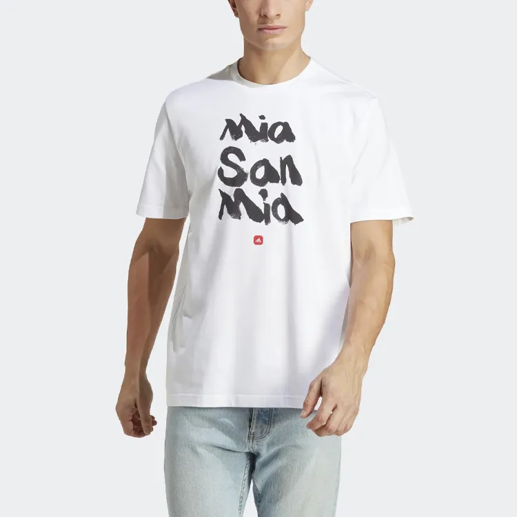 Adidas FC Bayern T-Shirts Men White-2