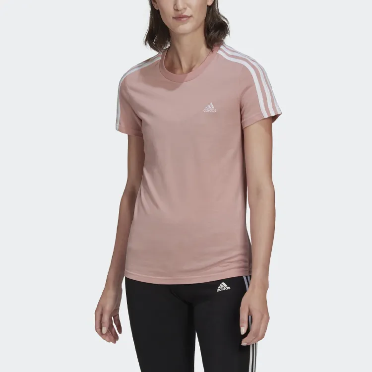 Adidas Essential T Shirts Women's Pink-1