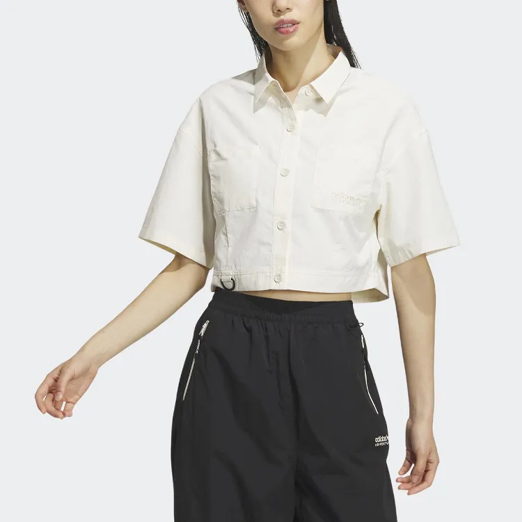 Adidas Originals Crop Tops Women's White-1