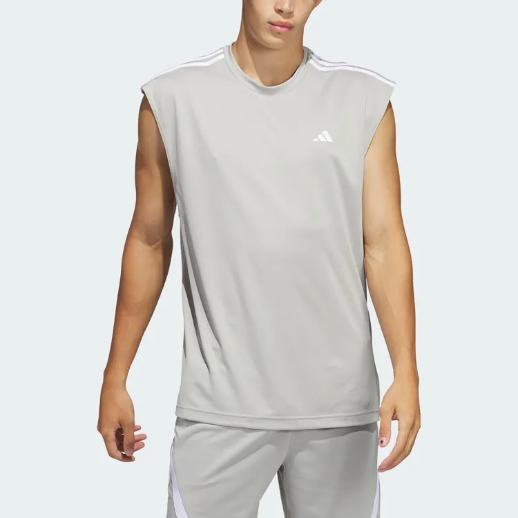 Adidas Tank Tops Men's Metal Gray-1