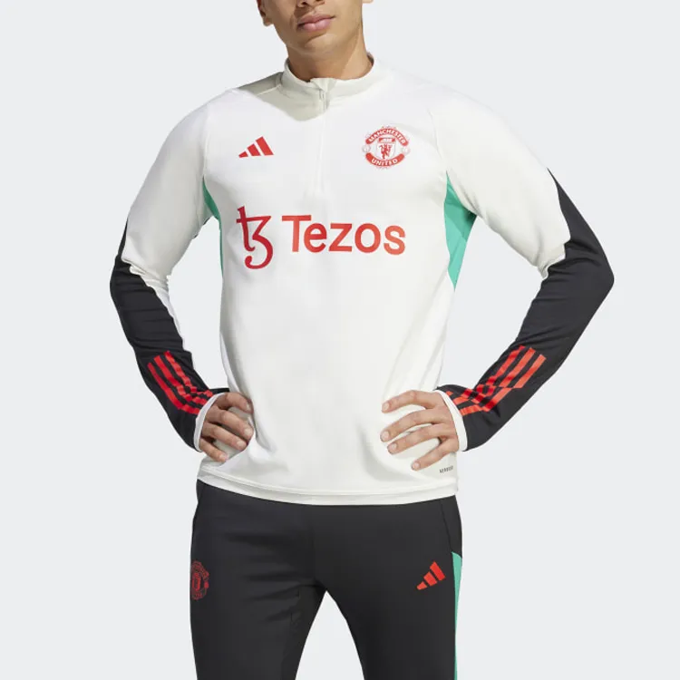 Adidas Manchester United Soccer Jerseys Men White-1