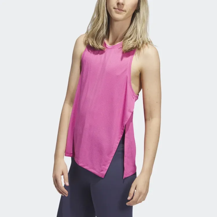 Adidas AEROREADY Sleeveless Sports Shirts Women's Fuchsia-1