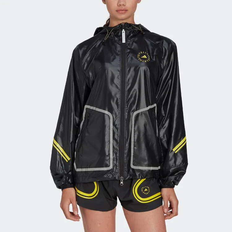 Stella Mccartney X Adidas Jackets Women's Black Yellow-1
