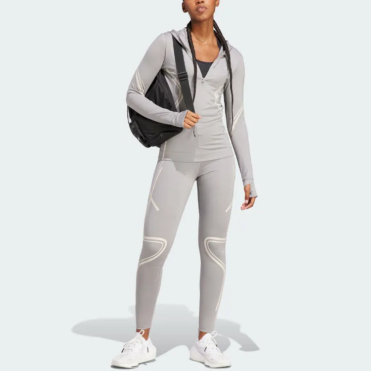 Adidas Logo Print Performance Leggings-1