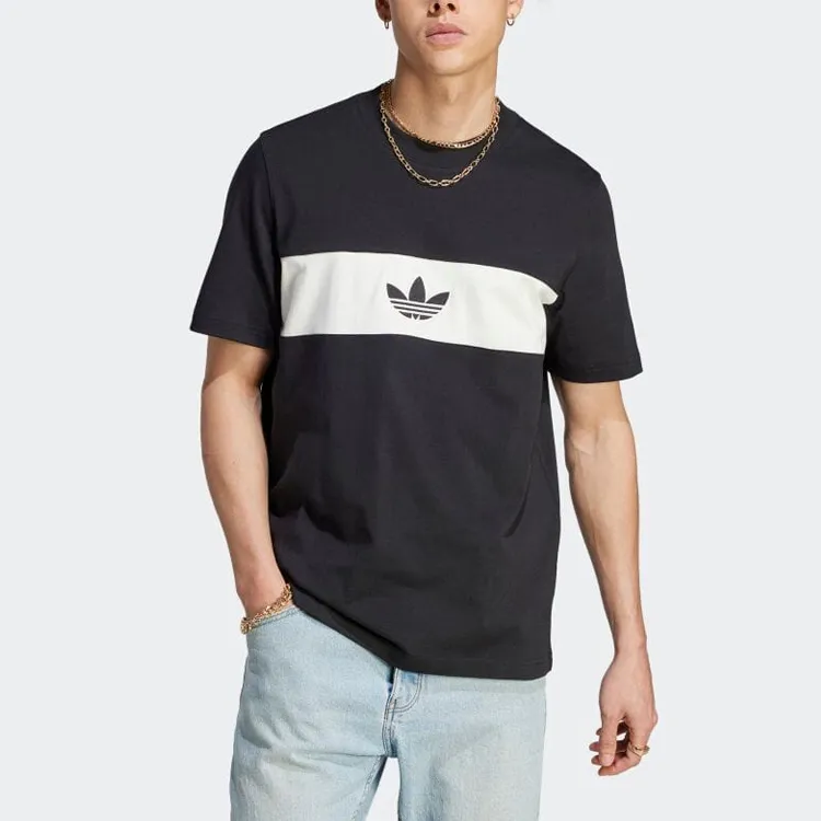 Adidas Originals Set-in Sleeve T-Shirt Men's Black-1