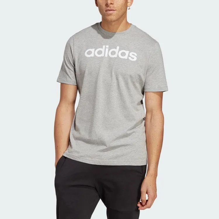 Adidas T Shirts Men Medium Gray-1