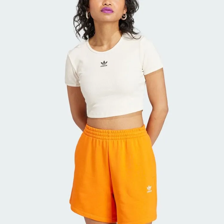 Adidas Trefoil-embroidered Cropped Top-1