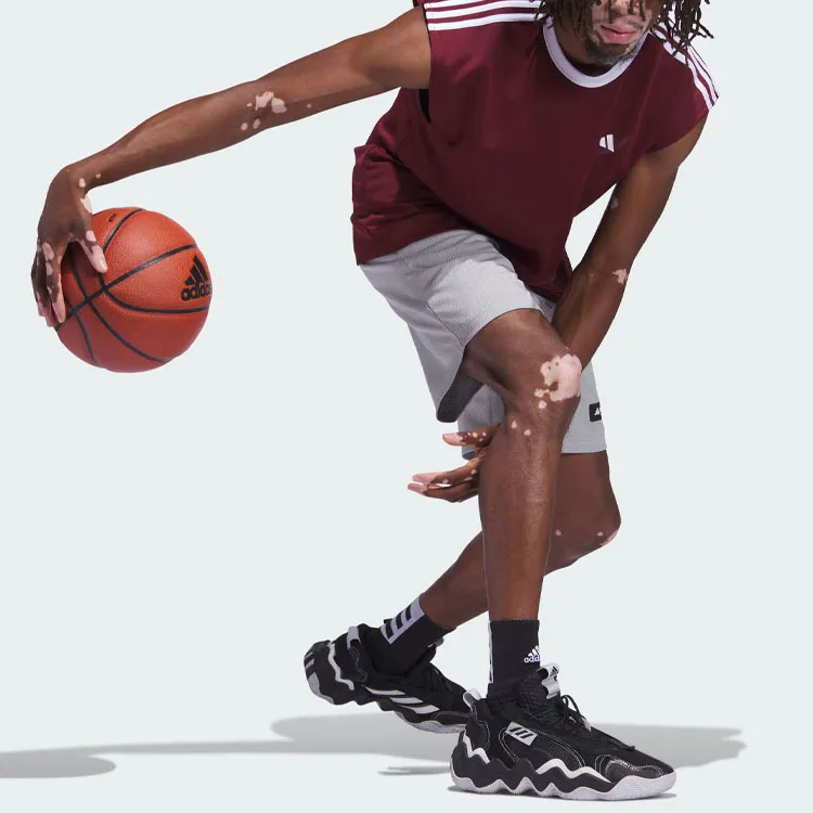 Adidas Basketball Shorts Men Metallic Gray-3
